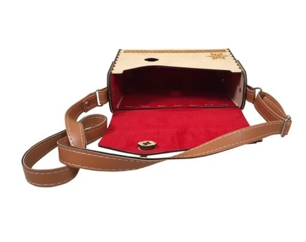 KIZLYER Decorative Lesser Cutting Wooden Purse Wooden Clutch  For Girls And Women -  Free Size, Wooden, Clutch, pack of 1